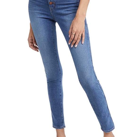 NWT Madewell High Waist skinny jeans - Button Fly Premium Denim 25 - Picture 4 of 13